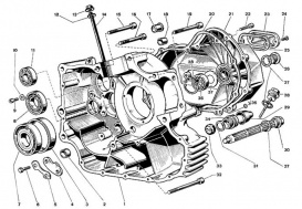 Crankcase Parts Clutch side